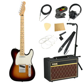 フェンダー Fender Player Telecaster MN 3TS エレキギター VOXアンプ付き 入門11点 初心者セット