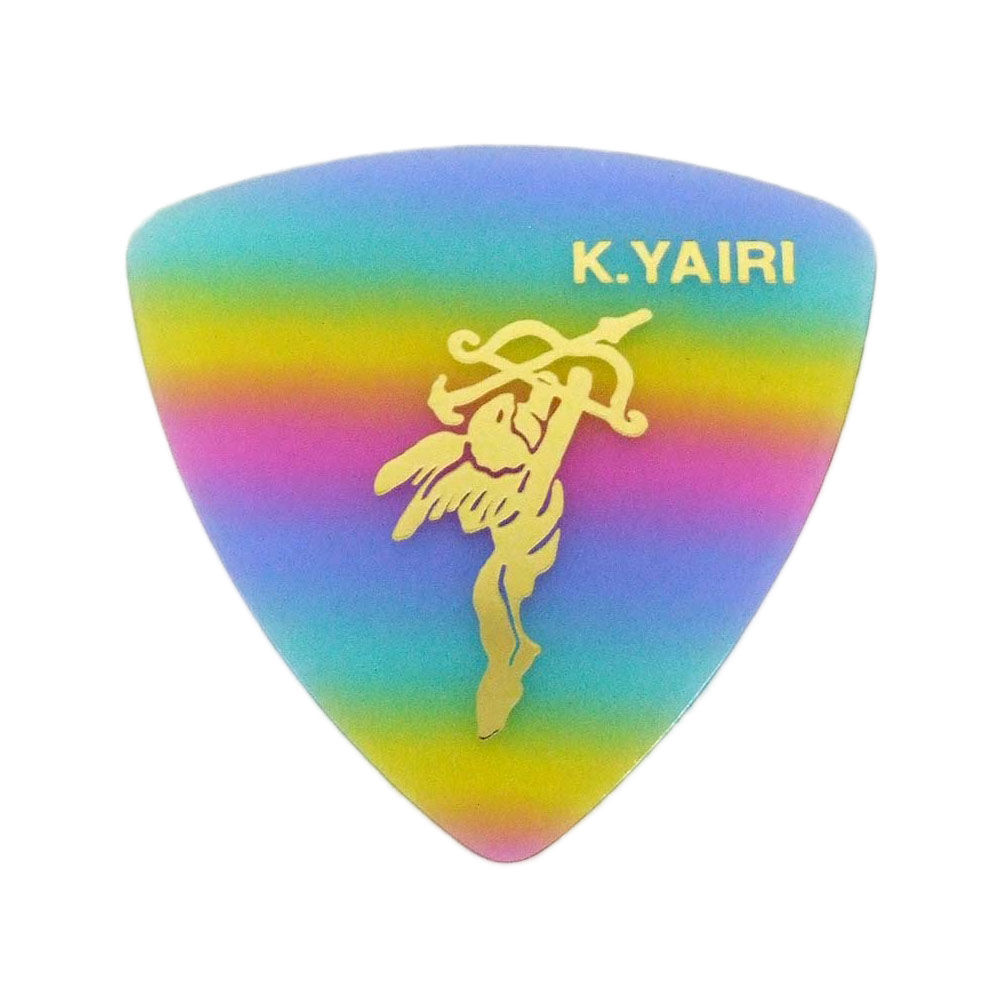 Kヤイリ トライアングル 百貨店 ストアー オニギリ型 エンジェル レインボー Triangle ギターピック×10枚 Rainbow Medium K.YAIRI