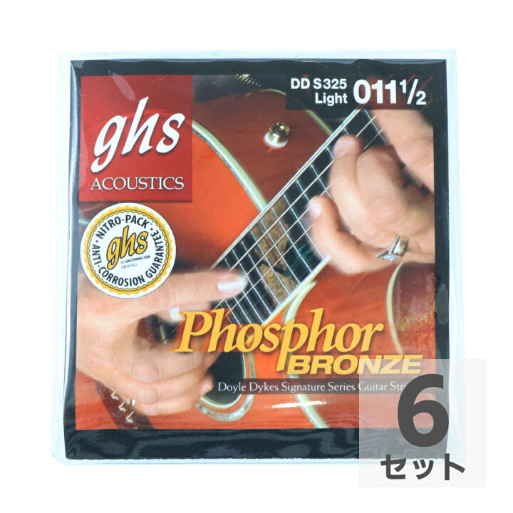 楽天市場】GHS DDS325 Doyle Dykes Signature Phosphor Bronze 0115 