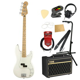 フェンダー Fender Player Precision Bass MN Polar White エレキベース VOXアンプ付き 入門10点 初心者セット