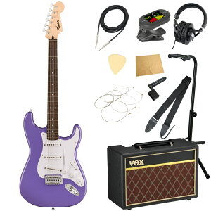Squier XNC[ XNCA Sonic Stratocaster LRL UVT GLM^[ XggLX^[ VOXAvt 11_ S҃Zbg