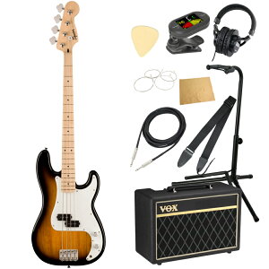 Squier XNC[ XNCA Sonic Precision Bass MN 2TS GLx[X VOXAvt 10_ S҃Zbg