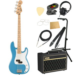 Squier XNC[ XNCA Sonic Precision Bass MN CAB GLx[X VOXAvt 10_ S҃Zbg