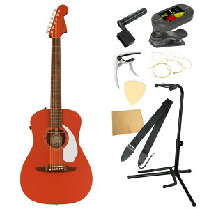 Fender tF_[ MALIBU PLAYER WN Fiesta Red GNgbNAR[XeBbNM^[ 9_ S҃Zbg