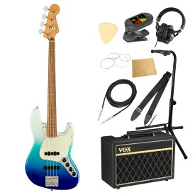 Fender フェンダー Player Plus Jazz Bass BLB エレキベース VOXアンプ付き 入門10点 初心者セット