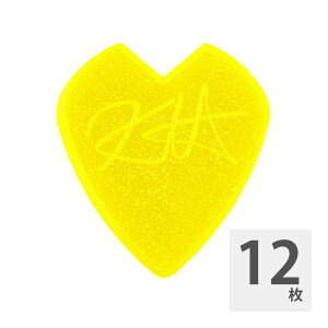 JIM DUNLOP W_bv 47RKH3NYS Kirk Hammett JAZZ III PICK YELLOW GLITTER M^[sbN×12