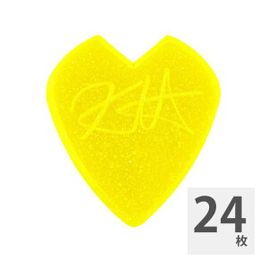 JIM DUNLOP W_bv 47RKH3NYS Kirk Hammett JAZZ III PICK YELLOW GLITTER M^[sbN×24