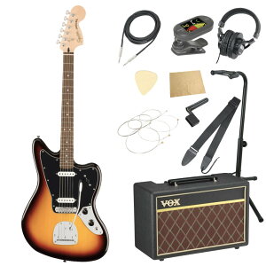 Squier XNC[ XNCA Affinity Series Jaguar Laurel Fingerboard Black Pickguard 3-Color Sunburst GLM^[ VOXAvt 11_ S҃Zbg