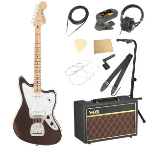 Squier XNC[ XNCA Affinity Series Jaguar Maple Fingerboard White Pickguard Mystic Metallic Brown GLM^[ VOXAvt 11_ S҃Zbg