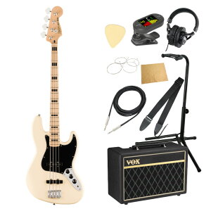 Squier XNC[ XNCA Affinity Series Active Jazz Bass MN Olympic White GLx[X WYx[X VOXAvt 10_ S҃Zbg