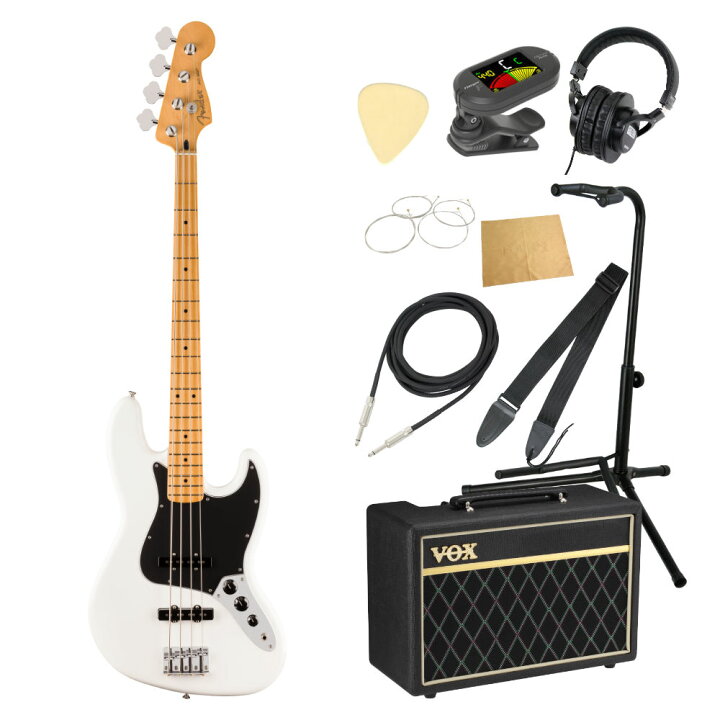 楽天市場】Fender フェンダー Player II Jazz Bass MN Polar White 