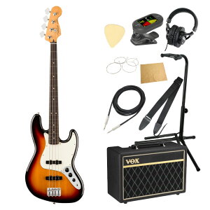 Fender tF_[ Player II Jazz Bass RW 3TS GLx[X WYx[X VOXAvt 10_ S҃Zbg