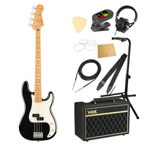 Fender tF_[ Player II Precision Bass MN Black GLx[X VOXAvt 10_ S҃Zbg
