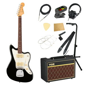 Fender tF_[ Player II Jazzmaster RW BLK GLM^[ VOXAvt 11_ S҃Zbg