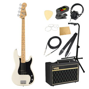 Fender tF_[ Standard Precision Bass MN BPG OWT GLx[X vVWx[X VOXAvt 10_ S҃Zbg