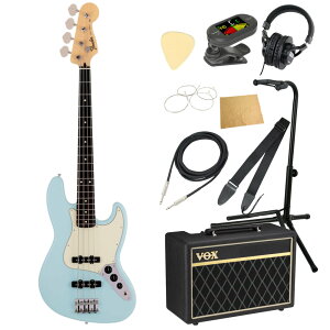 Fender �t�F���_�[ Made in Japan Junior Collection Jazz Bass RW SATIN DNB �G���L�x�[�X VOX�A���v�t�� ����10�_ ���S�҃Z�b�g