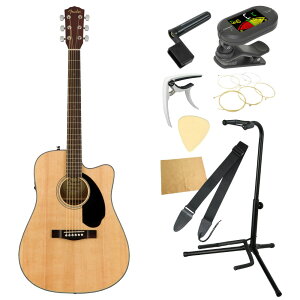 Fender CD-60SCE Dreadnought Nat WN GNgbNAR[XeBbNM^[ 9_ S҃Zbg