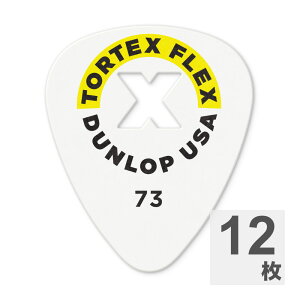 JIM DUNLOP W_bv 428XB.73 TORTEX FLEX X PICK 0.73mm M^[sbN×12