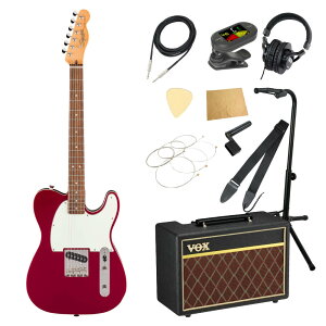 Squier �X�N���C�A �X�N���C���[ Classic Vibe Custom Esquire LRL Candy Apple Red �G���L�M�^�[ VOX�A���v�t�� ����11�_ ���S�҃Z�b�g