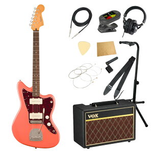 Squier �X�N���C�A �X�N���C���[ Classic Vibe '60s Jazzmaster LRL Tahitian Coral �G���L�M�^�[ VOX�A���v�t�� ����11�_ ���S�҃Z�b�g