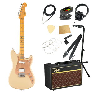Squier �X�N���C�A �X�N���C���[ Classic Vibe Duo-Sonic HS MN Desert Sand �G���L�M�^�[ VOX�A���v�t�� ����11�_ ���S�҃Z�b�g