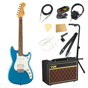 Squier XNCA XNC[ Classic Vibe Duo-Sonic HS LRL Lake Placid Blue GLM^[ VOXAvt 11_ S҃Zbg