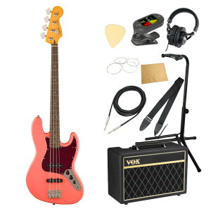 Squier XNCA XNC[ Classic Vibe '60s Jazz Bass LRL Tahitian Coral GLx[X VOXAvt 10_ S҃Zbg