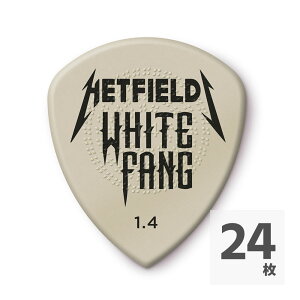 JIM DUNLOP �W���_�����b�v PH122R14 HETFIELD�fS WHITE FANG CUSTOM FLOW PICK �M�^�[�s�b�N×24��