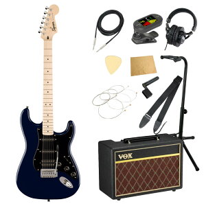 Squier �X�N���C�A �X�N���C���[ Sonic Stratocaster HSS MN Midnight Blue �G���L�M�^�[ VOX�A���v�t�� ����11�_ ���S�҃Z�b�g