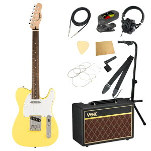 Squier �X�N���C�A �X�N���C���[ Sonic Telecaster LRL Canary Yellow �G���L�M�^�[ VOX�A���v�t�� ����11�_ ���S�҃Z�b�g