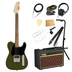 Squier �X�N���C�A �X�N���C���[ Sonic Esquire H LRL Olive �G���L�M�^�[ VOX�A���v�t�� ����11�_ ���S�҃Z�b�g
