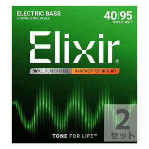 GNT[ ELIXIR 14002 NANOWEB 4-String Super Light Long Scale GLx[X ×2Zbg