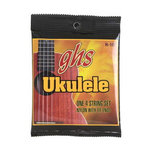 GHS H-10/Hawaiian Ukulele Black Nylon EN×3Zbg
