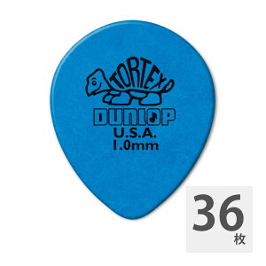 JIM DUNLOP 413R TORTEX TEARDROP 1.0mm M^[sbN×36