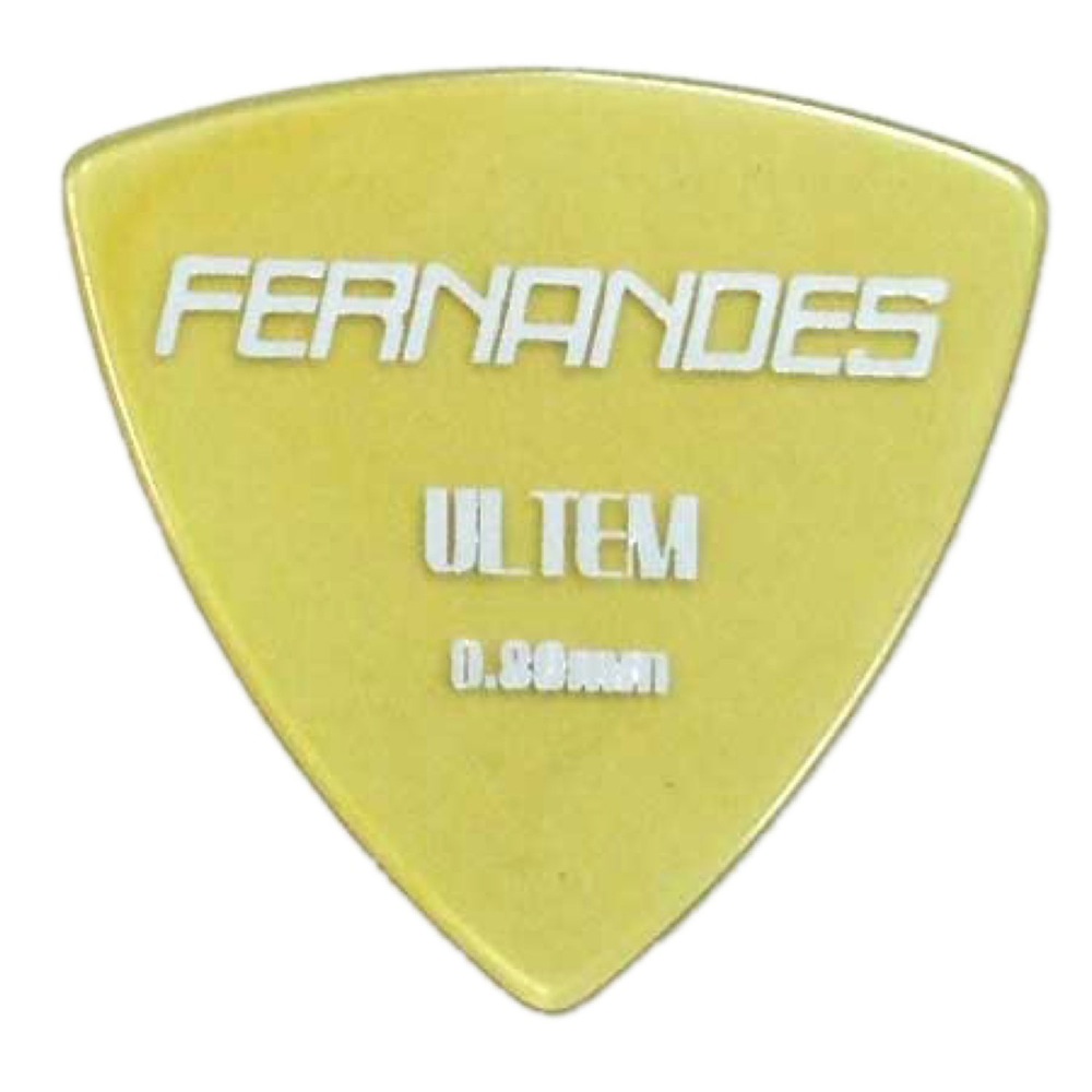 フェルナンデス ウルテムピック オニギリ型 FERNANDES P-100UT 0.8mm ULTEM PICK トライアングル ギターピック×10枚