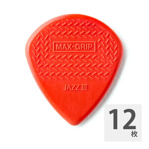 JIM DUNLOP MAXGRIP JAZZ III/RED sbN ×12