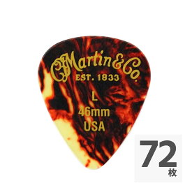 MARTIN TearDrop Light 0.46 ギターピック ティアドロップ型 Thin 12セット×6