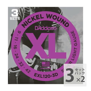 __I y3ZbgpbN×2z D'Addario 09-42 EXL120-3D Super Light GLM^[