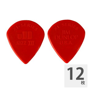 JIM DUNLOP JAZZ III XL/RED×12��