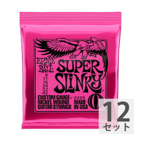 アーニーボール 【12セット】 ERNIE BALL 09-42 Super Slinky (2223) エレキギター弦