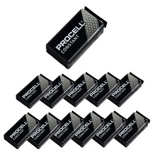 Duracell Procell PRO-9V 9V` AJdr×12Zbg