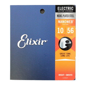 エリクサー ELIXIR 12057 NANOWEB Light 10-56 7弦エレキギター弦 ×3セット