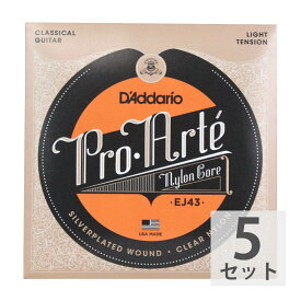 ダダリオ D'Addario EJ43×5SET クラシックギター弦