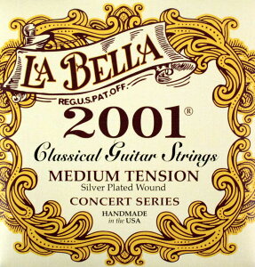 ���x�� �� 3�Z�b�g La Bella 2001 Medium Tension×3SET �N���V�b�N�M�^�[��
