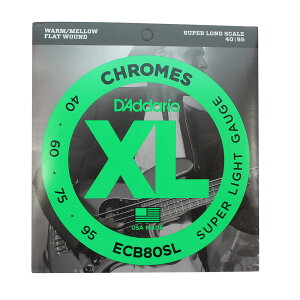 ダダリオ D'Addario ECB80SL フラットワウンド エレキベース弦×5SET