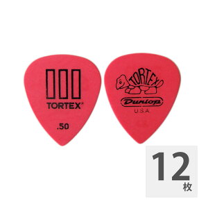 JIM DUNLOP 462 Tortex T III 0.50mm Red M^[sbN×12