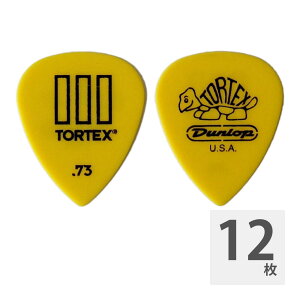 W_bv M^[sbN 12 462 Tortex T III 0.73mm Yellow JIM DUNLOP W_