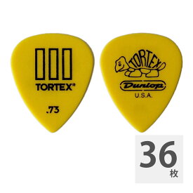 ジムダンロップ ギターピック 36枚 462 Tortex T III 0.73mm Yellow JIM DUNLOP ジムダン