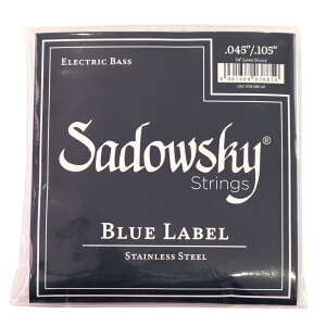 SADOWSKY SBS45 Blue ブルーラベル ステンレススチール エレキベース弦×2セット