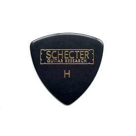 SCHECTER SPD-HC10 BK サンカク型 HARD セルロイド ギターピック×10枚